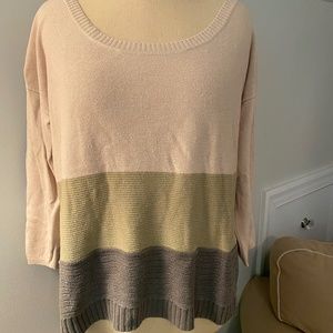 SHAE Colorblock Sweater/Top (L)
